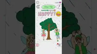 Draw Happy Fairy Level 111 to 120 Walkthrough