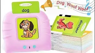 Talking flash cards | flash cards for kids | learning device for kids