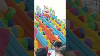 Fun Kids Rides at Rajkot Janmashtami Mela 🎡 | Saurashtra&rsquo;s Biggest Fair #shorts #ytshorts #mela
