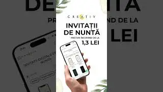 Invitatii pentru evenimente - modele personalizate | creativ.ro #creativ #creativmarketplace