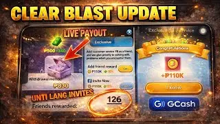 Clear blast Update Tricks paano maka payout Goodnews Unti lang invites 🔥 #games 