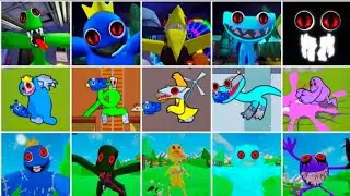 ORIGINAL vs COPY 😱 WHO IS SCARIER ? | Rainbow Friends 🌈 vs Hungry Friends vs Milkshake vs Craft 