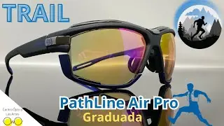 Gafas Pathline Air Pro gradudas para Trail Running con lente vario 1-3 purple || LAS ARTES