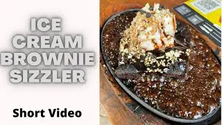 Brownie and Ice Cream Sizzler #shorts #ShortVideo