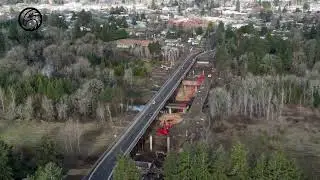3 Mile Lane Bridge Construction update January 29, 2023