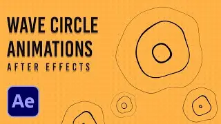 Создание волнистых круговых анимаций в After Effects | Учебник по анимационной графике