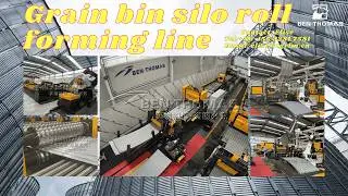 Grain bin corrugated panel processing equipment / Storage Silo sidewall corrugated panel equipment