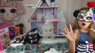Украшаем ЛОЛ Сюрприз Замок / Дворец к Хэллоуину LOL Chalet Halloween Каролина