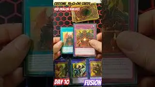 Fusion Monster cards custom Yu-Gi-Oh archetype Red Dragon Knights