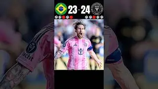 Brazil vs Inter Miami || PENALTY SHOOTOUT || 🤯🔥 IMAGINARY MATCH 2026 || 🥶 #football #shorts #messi