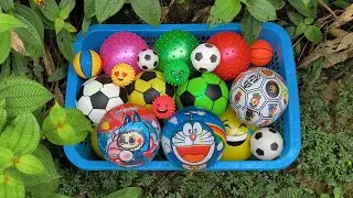 Mencari Bola Doraemon, Bola Sepak⚽, Bola Labubu, Bola Basket🏀, Bola Emoji & Bola Berduri