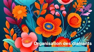 Organisation des diamants du dp Flower Bloom de CooDeals
