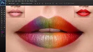 How to apply lipstick in Photoshop | Tutorial | Hindi\Urdu