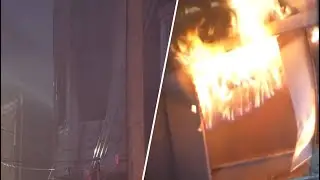 At least 2 people pulled from burning Philly rowhome later die