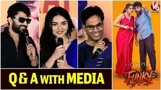 Q & A Session With Media @ RATTATATAAV Song Launch Event | Funky Movie | V6Ent