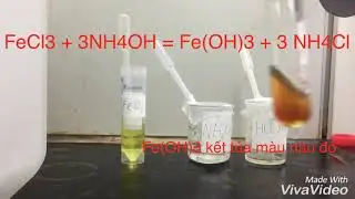 FeCl3 + NH4OH