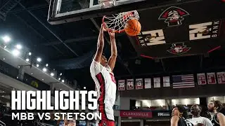 Austin Peay Men&rsquo;s Basketball vs Stetson | Full Game Highlights