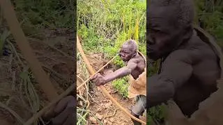 Real Tribal Hunt in Action | African Hunters vs Swift Deer.#shorts #hunting