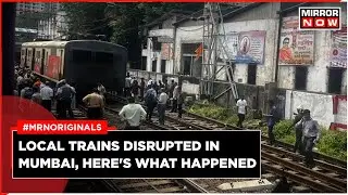 Mumbai Local Train Video | Coach Derailed At Mumbai Central Station | Disruption on Western Line