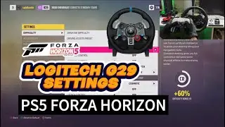 Forza Horizon 5 Logitech G29 Wheel Settings On PlayStation 5