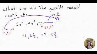 Rational Roots (Algebra 2) - One Minute Math