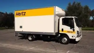 Hertz 22 Cubic Metre Van Taillift Operation (Can Be Driven On A Car License)