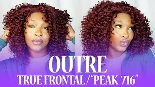 Парик Outre Perfect Hairline True Frontal Glueless HD 13x6 с предварительно сформированной кружев...