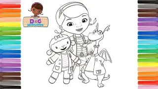 Doc McStuffins Coloring Page | Coloring for Kids.