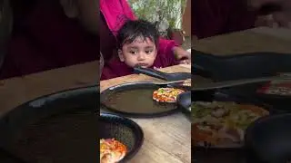 My first order yummy, yummy, tasty  🤤 #cutebaby #baby reaction #food ￼