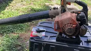 Pull cord replacement On a steel blower