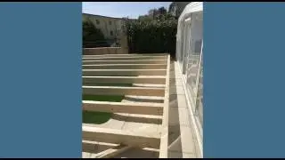 Poolabdeckung aus flüssigkunstoff