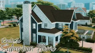 Реалистичный загородный дом | Быстрая постройка в Sims 4