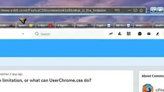 what UserChrome css can do
