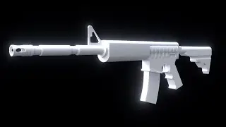 Speed Modeling - Assault Rifle (Fusion 360)