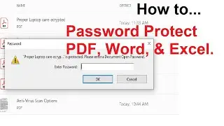 👍🏼 How to password protect a PDF for FREE🔒