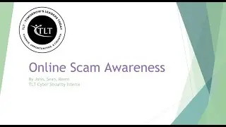 Online Scam Awareness Presentation