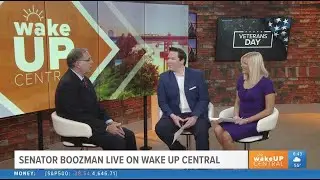 Boozman Joins THV11's Wake Up Central & Talks LRAFB, Veterans Day, Veterans Bills and Infrastructure