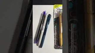 Ink Joy Metallic and Frixion Pen Tests