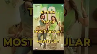 NITHIIN top 10 most popular movies list| #top10 #movie #nithin #south movie #filmiq #south indian