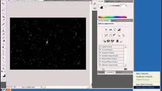 Astrophotography Photoshop processing