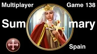 Civilization 5 Multiplayer 138: Spain [Summary] ( BNW 6 Player Free For All) Gameplay/Commentary
