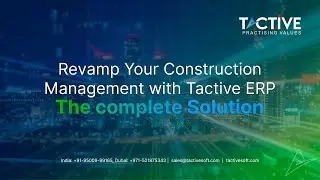 The Comprehensive ERP Solution for Construction Companies