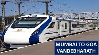 Mumbai  to Goa Vande Bharat express @JVEdVlog