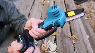 Saker Cordless Mini Saw Review - 2023 Yard Garden Good Tool!