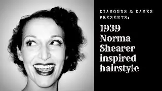 1939  Norma Shearer Fluff Curls Hairstyle Tutorial