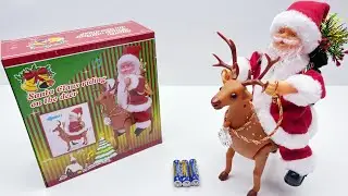 Electric Toy Unboxing | Reindeer and Santa Gifts | Crazy Tricycle | ASMR Toy Review