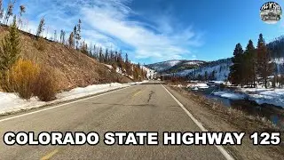 4K Colorado State Highway 125 (CO-125) From Walden, Colorado To US-40 After The Cameron Peak Fire