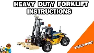 LEGO INSTRUCTIONS - Heavy Duty Forklift - TECHNIC - LEGO Set 42079