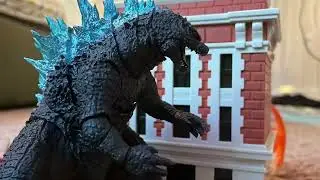 Godzilla stop motion