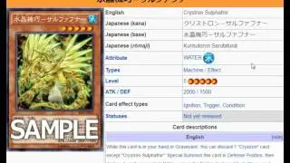 YuGiOh101: Card Review: Crystron Sulphafnir